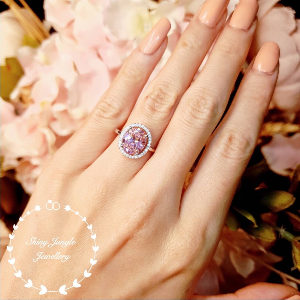 Pink And Silver Ring - image 3